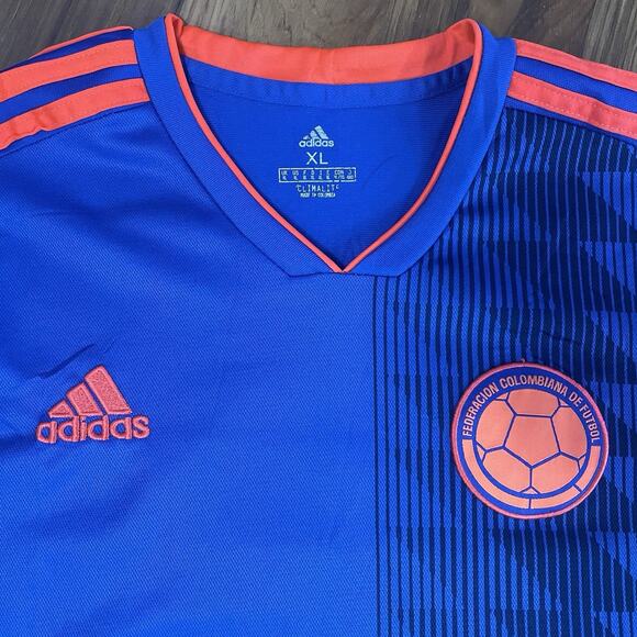 Adidas Colombia 2018 World Cup Away Soccer Football Futbol Jersey Men's XL - Picture 2 of 8